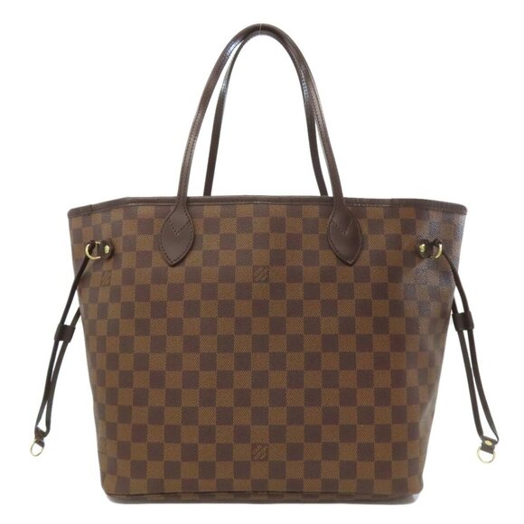 LOUIS VUITTON Brown Damier Neverfull MM Tote Bag - Picture 1 of 11
